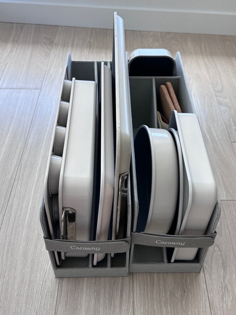 Caraway Bakeware Set: 10-Piece Set With Storage Organizers